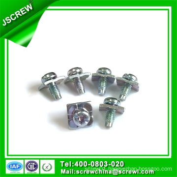 M3.5 Pan Head Sems Screw with Square Washer
